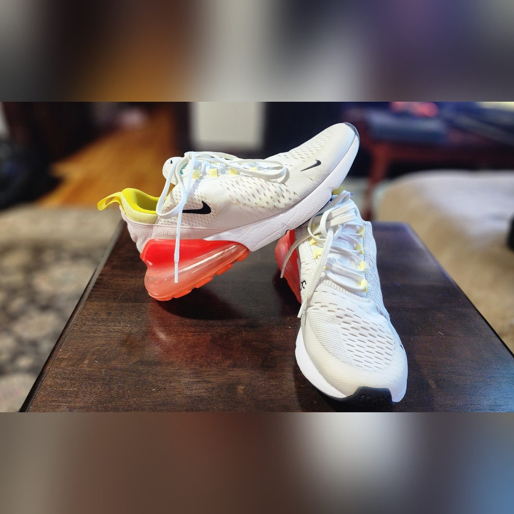 Nike Kids Sneakers White Yellow Red